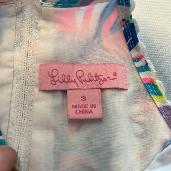 Lilly Pulitzer Little Kinley Dress 3 Toddler EUC - Picture 3 of 6